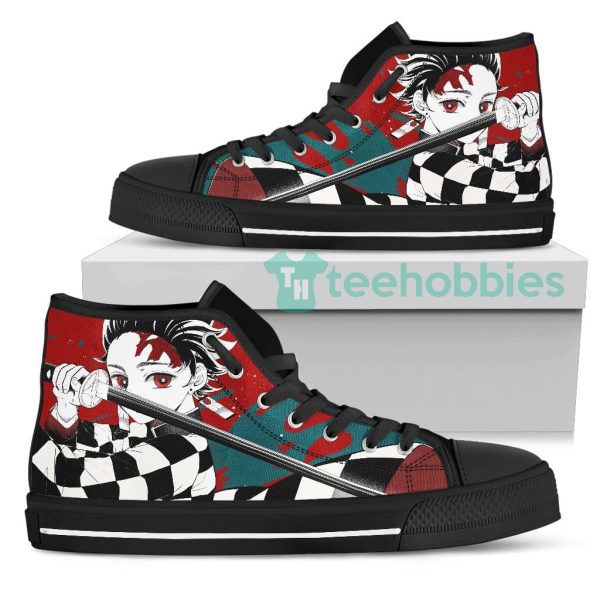 custom demon slayer anime tanjiro high top shoes 1 YL91A 600x600px Custom Demon Slayer Anime Tanjiro High Top Shoes