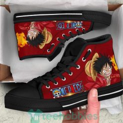 custom one piece anime fans luffy straw hat in red high top shoes 02 d9TMv 247x247px Custom One Piece Anime Fans Luffy Straw Hat In Red High Top Shoes