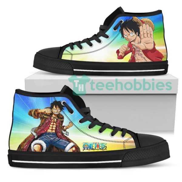 custom one piece anime fans monkey d. luffy high top shoes 2 TDLlf 600x600px Custom One Piece Anime Fans Monkey D. Luffy High Top Shoes