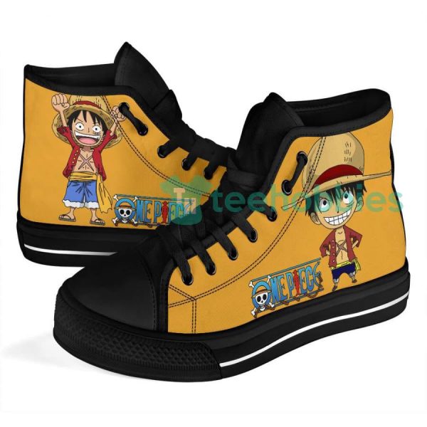 custom one piece anime fans monkey d. luffy high top shoes 5 NzRni 600x600px Custom One Piece Anime Fans Monkey D. Luffy High Top Shoes