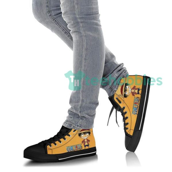 custom one piece anime fans monkey d. luffy high top shoes 6 P2GJb 600x600px Custom One Piece Anime Fans Monkey D. Luffy High Top Shoes