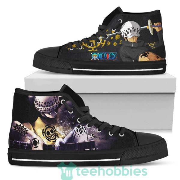 custom one piece anime fans trafalgar d. water law high top shoes 1 IOACz 600x600px Custom One Piece Anime Fans Trafalgar D. Water Law High Top Shoes