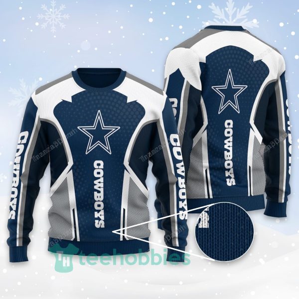 dallas cowboys all over printed christmas sweater 1 Q7xpv 600x600px Dallas Cowboys All Over Printed Christmas Sweater