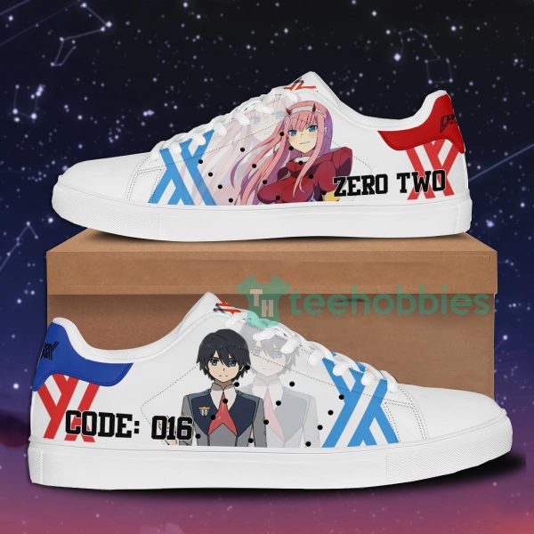 darling in the fran zero two and hiro custom anime skate shoes for men and women 1 zg74N 600x600px Darling in the Fran Zero Two and Hiro Custom Anime Skate Shoes For Men And Women