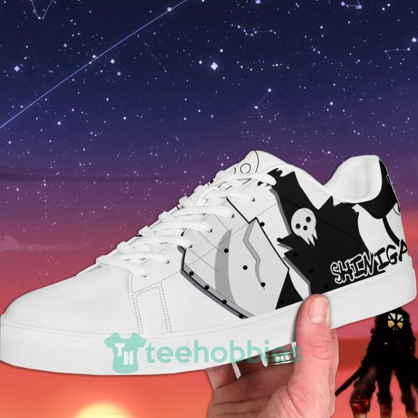 death shinigami custom soul eater anime skate shoes for men and women 2 RGNO5 600x600px Death Shinigami Custom Soul Eater Anime Skate Shoes For Men And Women