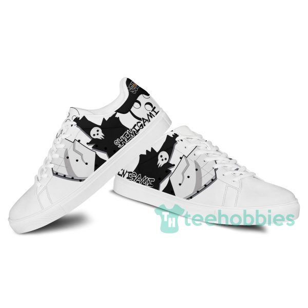 death shinigami custom soul eater anime skate shoes for men and women 3 cf0U4 600x600px Death Shinigami Custom Soul Eater Anime Skate Shoes For Men And Women