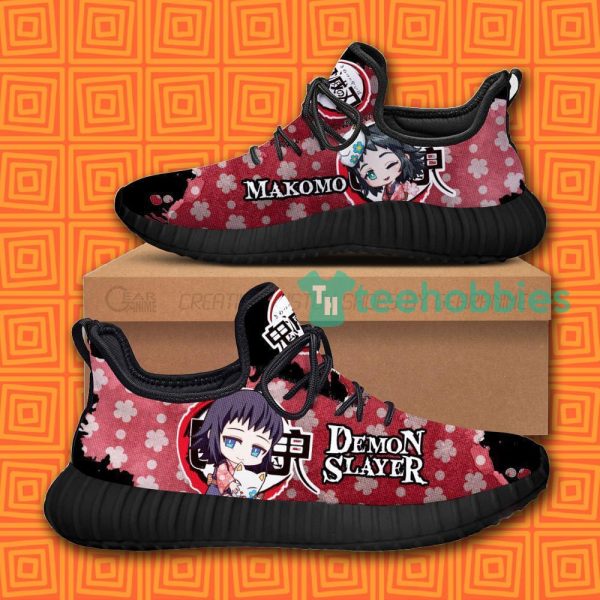 demon slaye anime cute makomo chibi blossom reze shoes sneakers 1 vIEo4 600x600px Demon Slaye Anime Cute Makomo Chibi Blossom Reze Shoes Sneakers