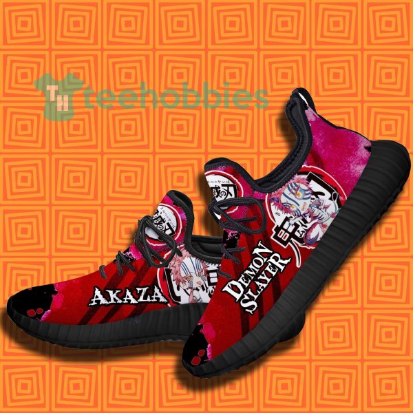 demon slaye anime movie akaza chibi red reze shoes sneakers 3 aRTPv 600x600px Demon Slaye Anime Movie Akaza Chibi Red Reze Shoes Sneakers