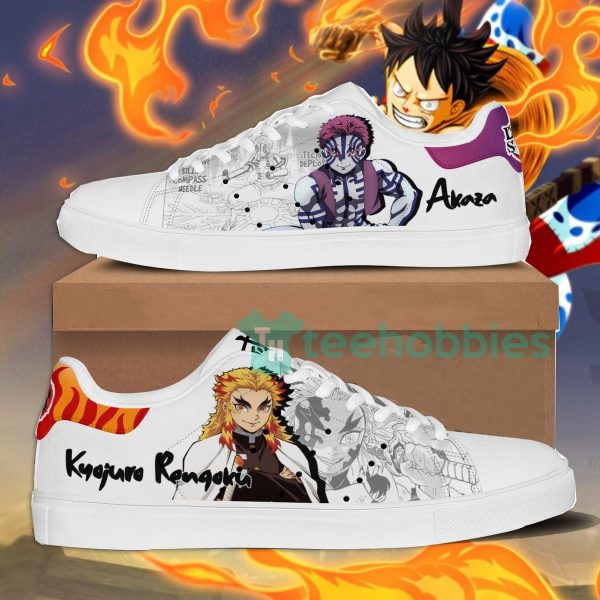 demon slayer akaza and rengoku custom anime skate shoes 1 e5Sr1 600x600px Demon Slayer Akaza and Rengoku Custom Anime Skate Shoes