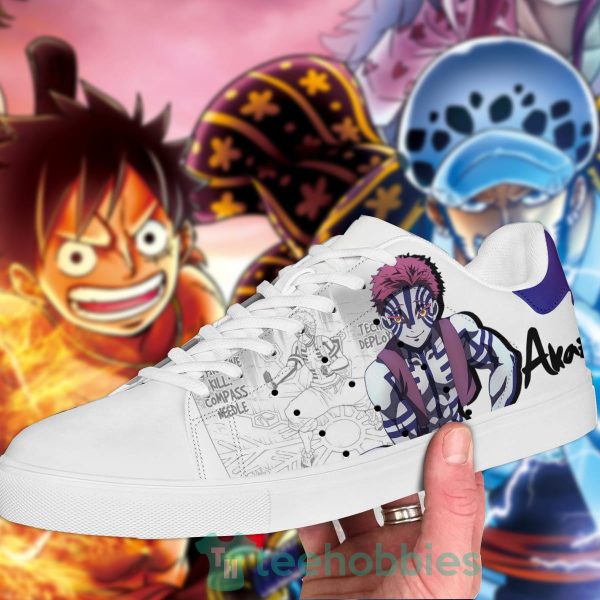 demon slayer akaza custom anime skate shoes 2 Qw3Uz 600x600px Demon Slayer Akaza Custom Anime Skate Shoes