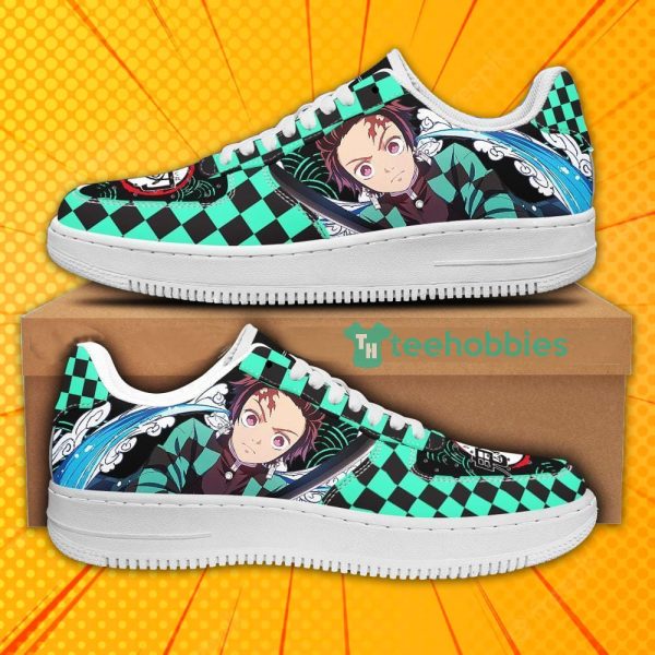 demon slayer anime tanjiro character air force shoes 1 3jVl7 600x600px Demon Slayer Anime Tanjiro Character Air Force Shoes