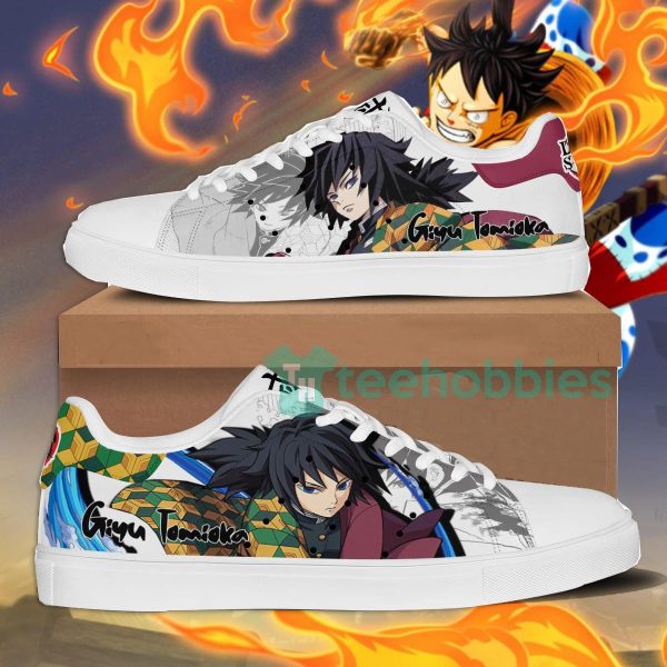 demon slayer giyu tomioka custom anime skate shoes 1 5WRU6 600x600px Demon Slayer Giyu Tomioka Custom Anime Skate Shoes
