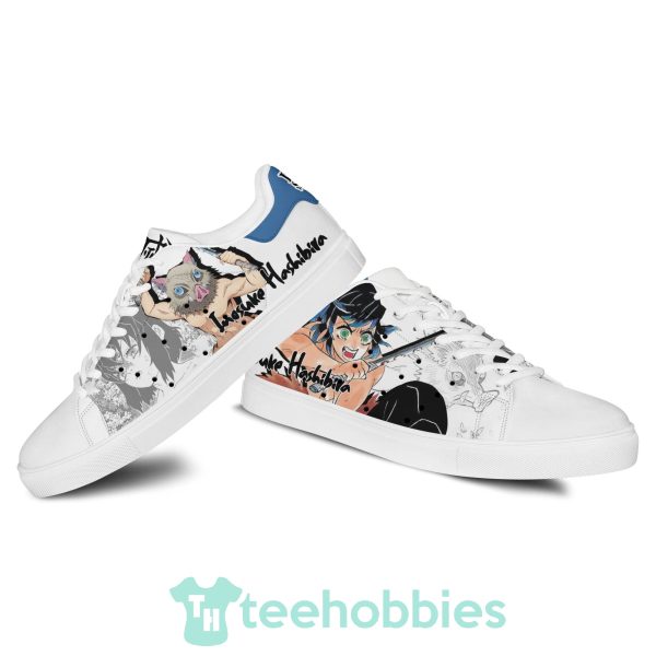 demon slayer inosuke hashibira custom anime skate shoes 3 xDdxQ 600x600px Demon Slayer Inosuke Hashibira Custom Anime Skate Shoes