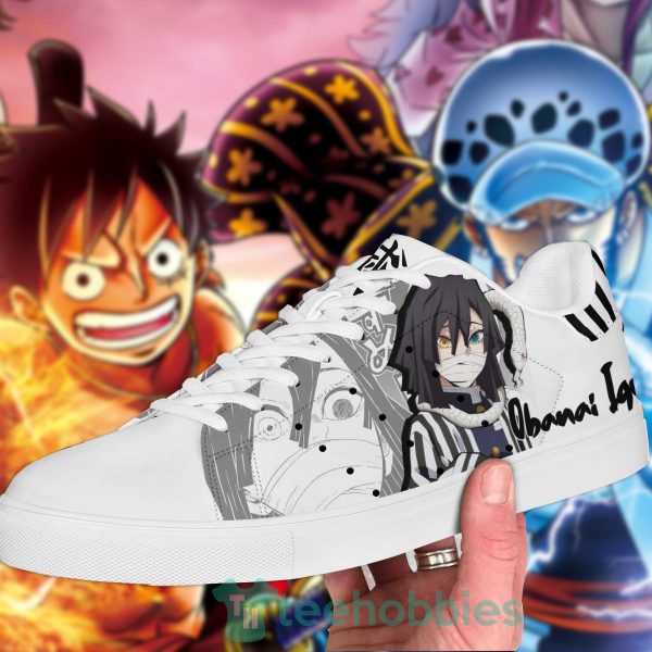 demon slayer mitsuri and iguro custom anime skate shoes 2 aApEm 600x600px Demon Slayer Mitsuri and Iguro Custom Anime Skate Shoes