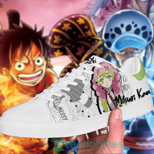 demon slayer mitsuri kanroji custom anime skate shoes 2 VSyho 600x600px Demon Slayer Mitsuri Kanroji Custom Anime Skate Shoes