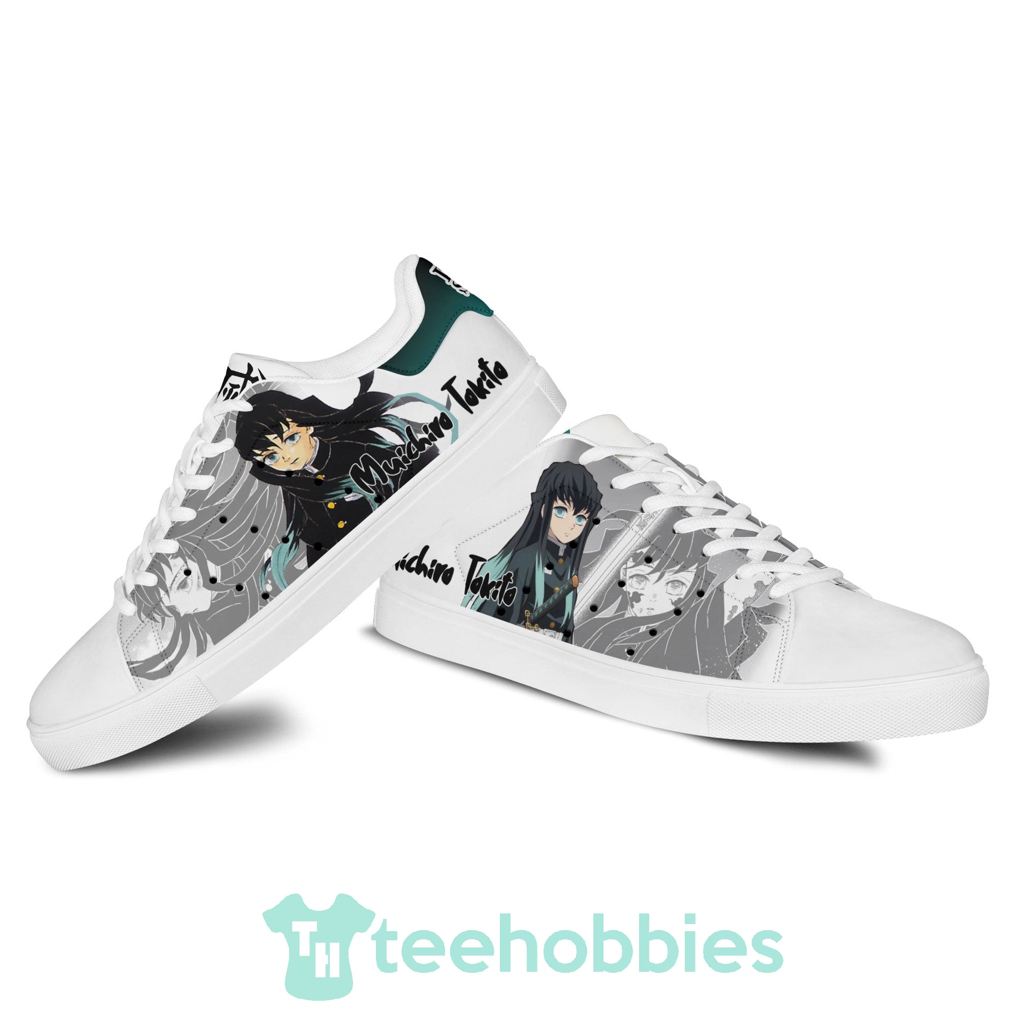 Demon Slayer Muichiro Tokito Custom Anime Skate Shoes