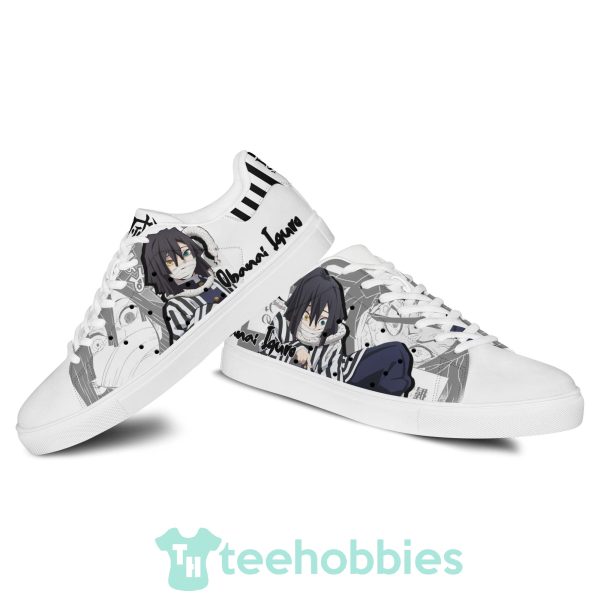 demon slayer obanai iguro custom anime skate shoes 3 PcuyU 600x600px Demon Slayer Obanai Iguro Custom Anime Skate Shoes