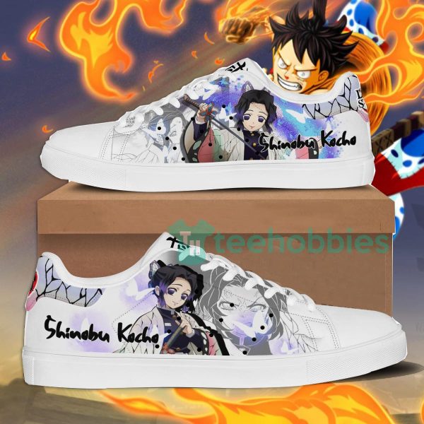 demon slayer shinobu kocho custom anime skate shoes 1 3eLhS 600x600px Demon Slayer Shinobu Kocho Custom Anime Skate Shoes