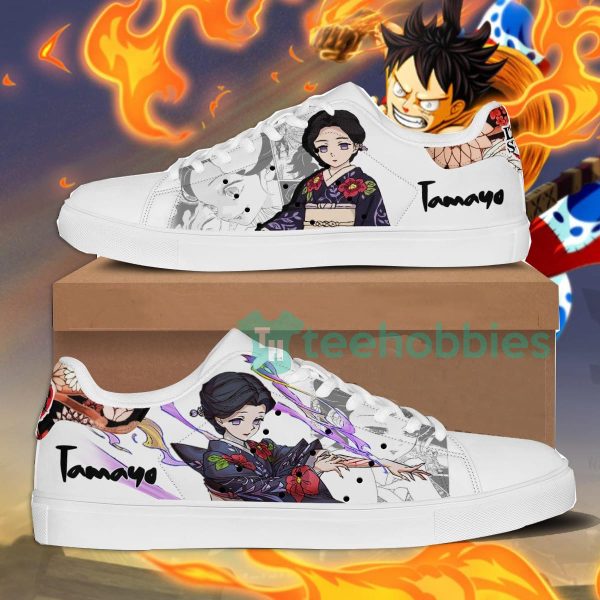 demon slayer tamayo custom anime skate shoes 1 zfD9V 600x600px Demon Slayer Tamayo Custom Anime Skate Shoes