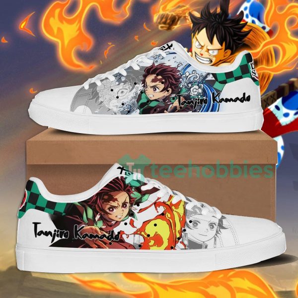 demon slayer tanjiro kamado custom anime skate shoes 1 SIF3T 600x600px Demon Slayer Tanjiro Kamado Custom Anime Skate Shoes