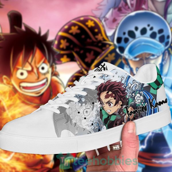 demon slayer tanjiro kamado custom anime skate shoes 2 Wxt4u 600x600px Demon Slayer Tanjiro Kamado Custom Anime Skate Shoes