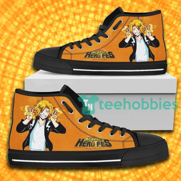 denki kaminari my hero academia 3d high top canvas shoes 1 4fHhr 600x600px Denki Kaminari My Hero Academia 3D High Top Canvas Shoes