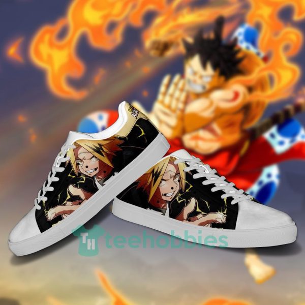 denki kaminari my hero academia custom anime skate shoes for men and women 2 ZZR1c 600x600px Denki Kaminari My Hero Academia Custom Anime Skate Shoes For Men And Women