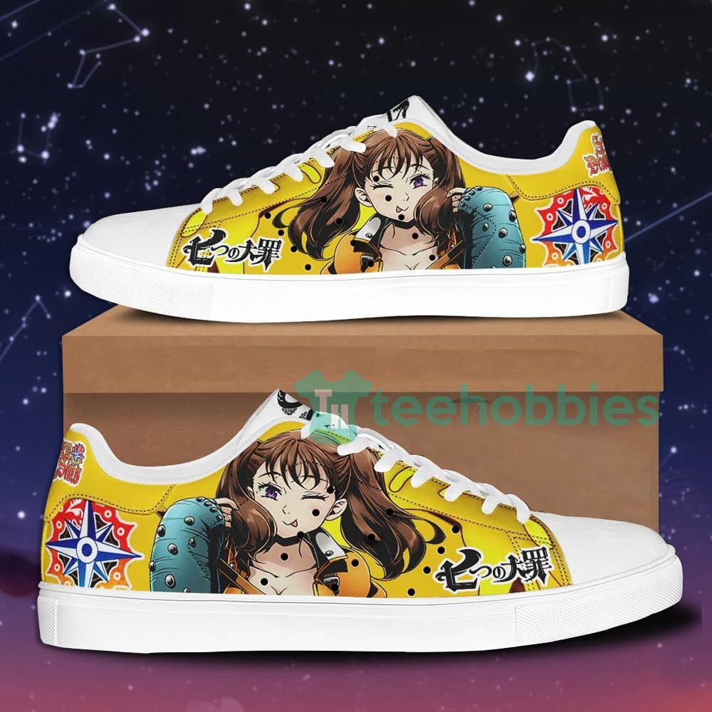 Diane The Seven Deadly Sins Anime Custom Skate Shoes For Men And Women