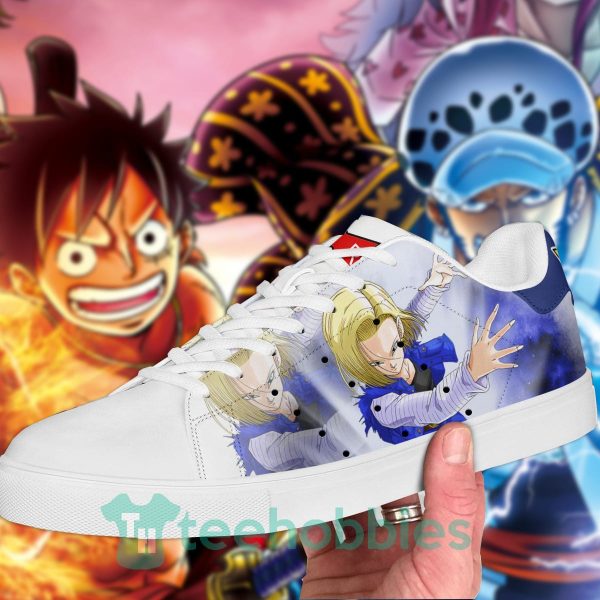 dragon ball android 18 custom anime dragon ball lover skate shoes 2 0VvKE 600x600px Dragon Ball Android 18 Custom Anime Dragon Ball Lover Skate Shoes