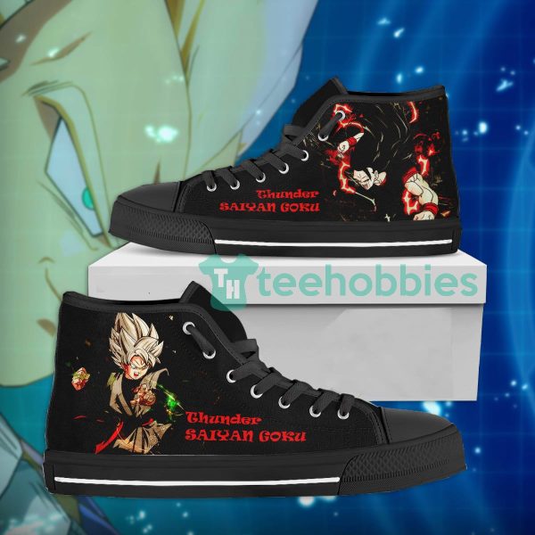dragon ball black goku thunder saiyan anime high top shoes 2 je1kF 600x600px Dragon Ball Black Goku Thunder Saiyan Anime High Top Shoes