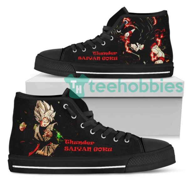 dragon ball black goku thunder saiyan anime high top shoes 3 RFC11 600x600px Dragon Ball Black Goku Thunder Saiyan Anime High Top Shoes