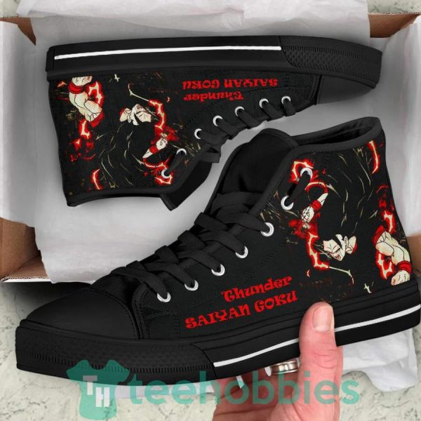dragon ball black goku thunder saiyan anime high top shoes 7 D1O0q 600x600px Dragon Ball Black Goku Thunder Saiyan Anime High Top Shoes