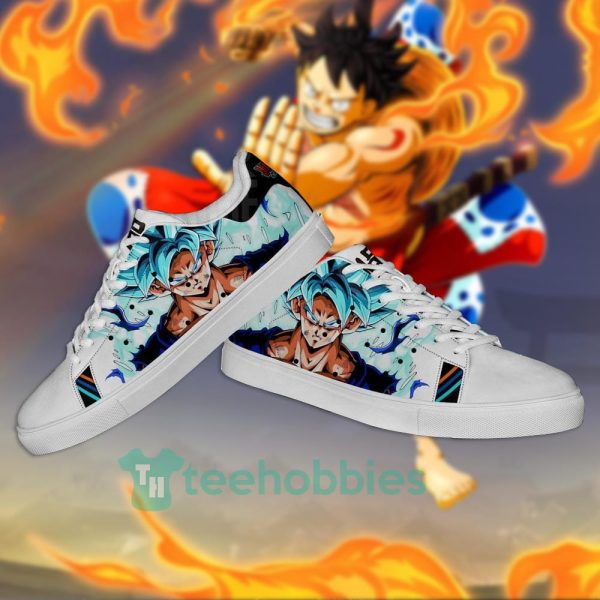 dragon ball custom goku super saiyan blue anime dragon ball lover skate shoes 2 yuisT 600x600px Dragon Ball Custom Goku Super Saiyan Blue Anime Dragon Ball Lover Skate Shoes