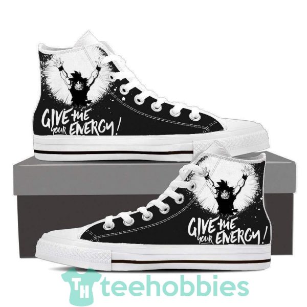 dragon ball give me your energy goku high top shoes 1 JoQVR 600x600px Dragon Ball Give Me Your Energy Goku High Top Shoes