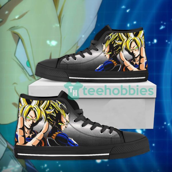dragon ball goku 26 vegeta cool style anime high top shoes 2 FS7Ma 600x600px Dragon Ball Goku & Vegeta Cool Style Anime High Top Shoes