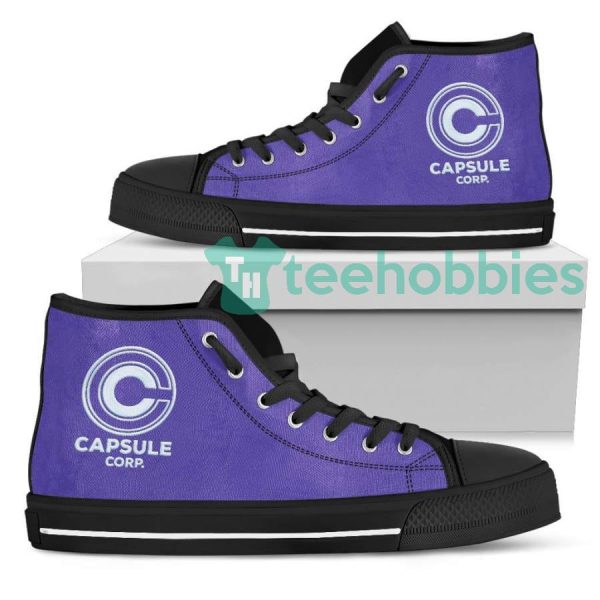 dragon ball shoes capsule corp high top shoes for anime fans 1 mH9Ho 600x600px Dragon Ball Shoes Capsule Corp High Top Shoes For Anime Fans