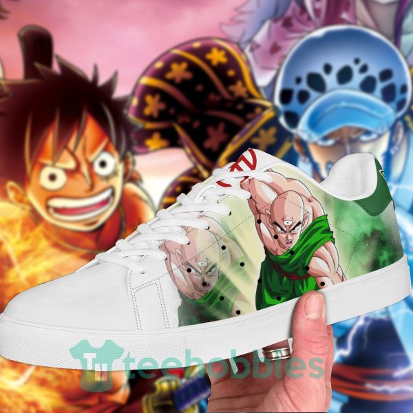 dragon ball tien shinhan custom anime dragon ball lover skate shoes 2 z2d1q 600x600px Dragon Ball Tien Shinhan Custom Anime Dragon Ball Lover Skate Shoes