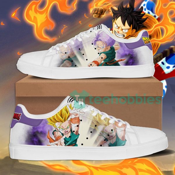 dragon ball trunks custom anime dragon ball lover skate shoes 1 vBXsg 600x600px Dragon Ball Trunks Custom Anime Dragon Ball Lover Skate Shoes