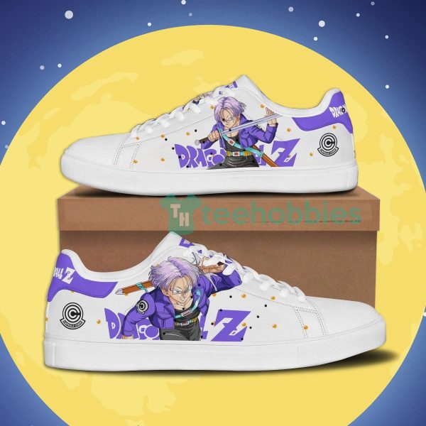 dragon ball trunks custom anime skate shoes for anime fans 1 2qXsZ 600x600px Dragon Ball Trunks Custom Anime Skate Shoes For Anime Fans