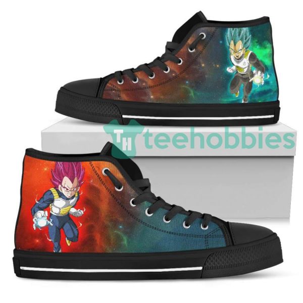 dragon ball vegeta super saiyan blue and god anime high top shoes 1 zpJe7 600x600px Dragon Ball Vegeta Super Saiyan Blue And God Anime High Top Shoes