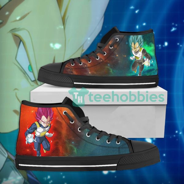 dragon ball vegeta super saiyan blue and god anime high top shoes 2 UTOZn 600x600px Dragon Ball Vegeta Super Saiyan Blue And God Anime High Top Shoes