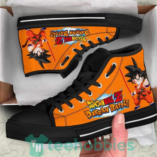 dragon ball z son goku dokkan battle anime high top shoes 7 Zb1A0 600x600px Dragon Ball Z Son Goku Dokkan Battle Anime High Top Shoes