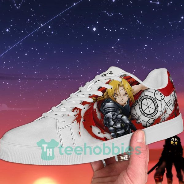 edward elric fullmetal alchemist custom anime skate shoes for men and women 2 K0geT 600x600px Edward Elric Fullmetal Alchemist Custom Anime Skate Shoes For Men And Women