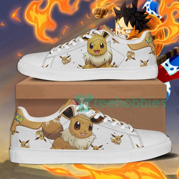eevee pokemon custom anime skate shoes for men and women 1 KSmpl 600x600px Eevee Pokemon Custom Anime Skate Shoes For Men And Women