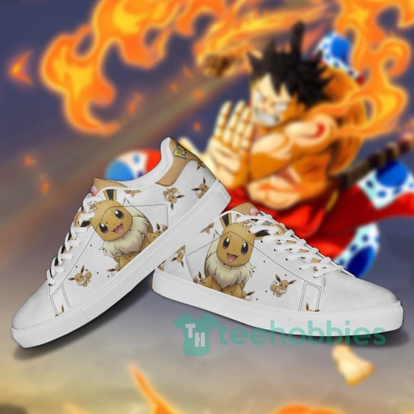 eevee pokemon custom anime skate shoes for men and women 2 SazzE 600x600px Eevee Pokemon Custom Anime Skate Shoes For Men And Women