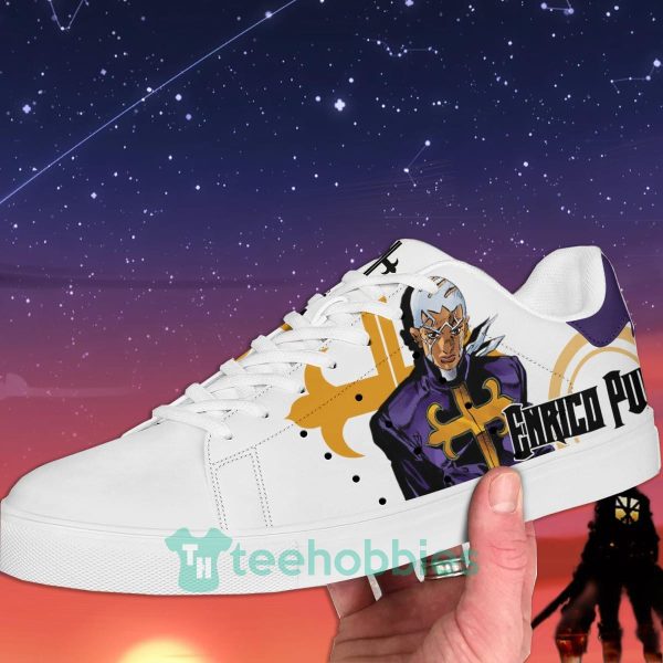 enrico pucci custom anime jojos bizarre adventure skate shoes for men and women 2 VUzfV 600x600px Enrico Pucci Custom Anime Jojo's Bizarre Adventure Skate Shoes For Men And Women