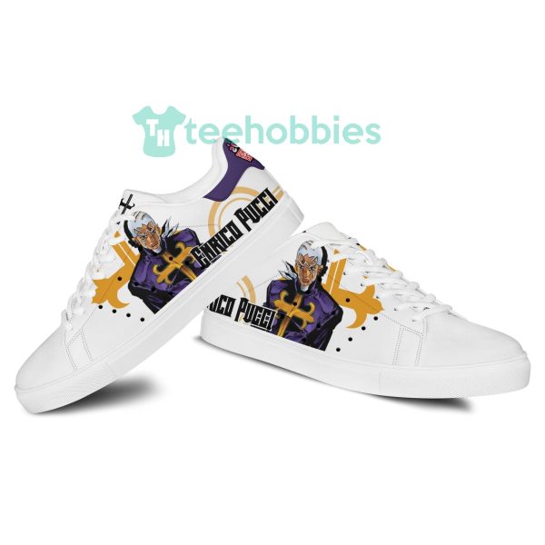enrico pucci custom anime jojos bizarre adventure skate shoes for men and women 3 2OuOX 600x600px Enrico Pucci Custom Anime Jojo's Bizarre Adventure Skate Shoes For Men And Women