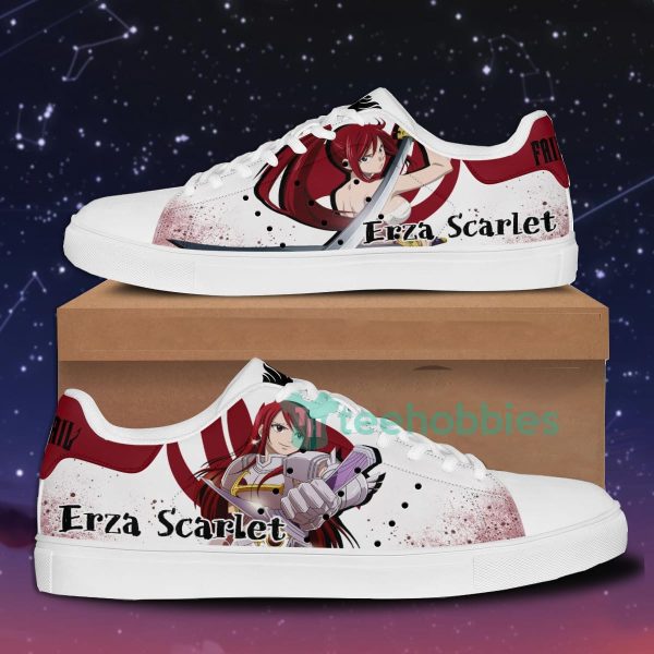 fairy tail erza scarlet custom anime skate shoes for men and women 1 zQgPn 600x600px Fairy Tail Erza Scarlet Custom Anime Skate Shoes For Men And Women