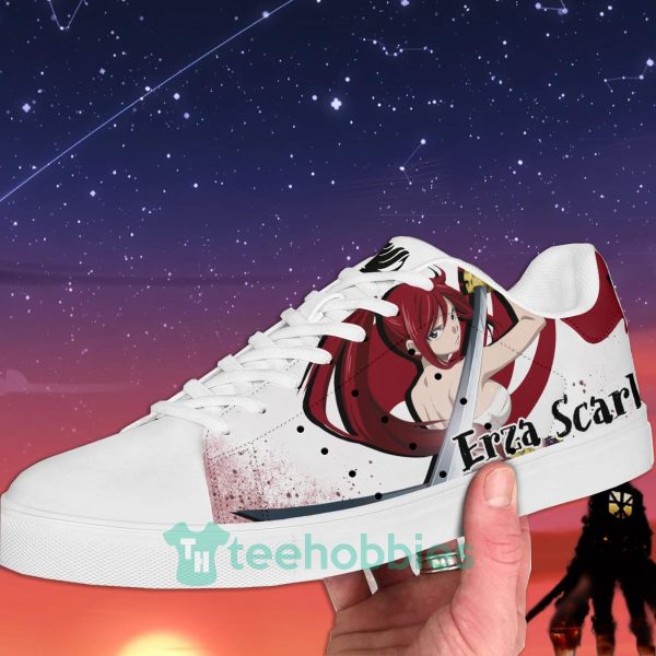fairy tail erza scarlet custom anime skate shoes for men and women 2 qqDFv 600x600px Fairy Tail Erza Scarlet Custom Anime Skate Shoes For Men And Women