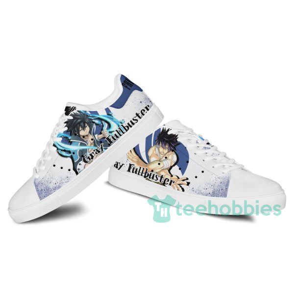 fairy tail gray fullbuster custom anime skate shoes for men and women 3 pKmu6 600x600px Fairy Tail Gray Fullbuster Custom Anime Skate Shoes For Men And Women